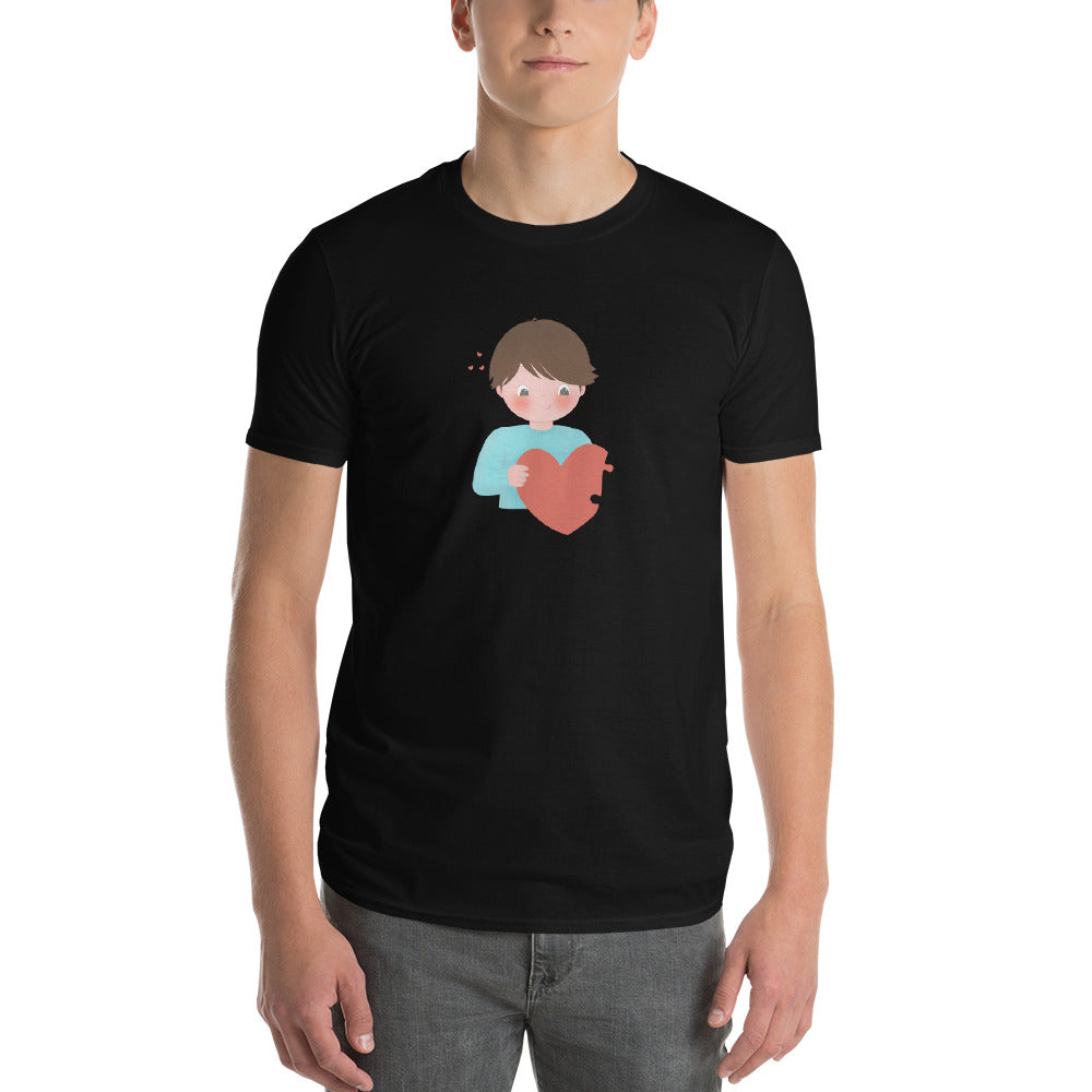 Short-Sleeve - Two Hearts One Love - Couple Men's T-Shirt