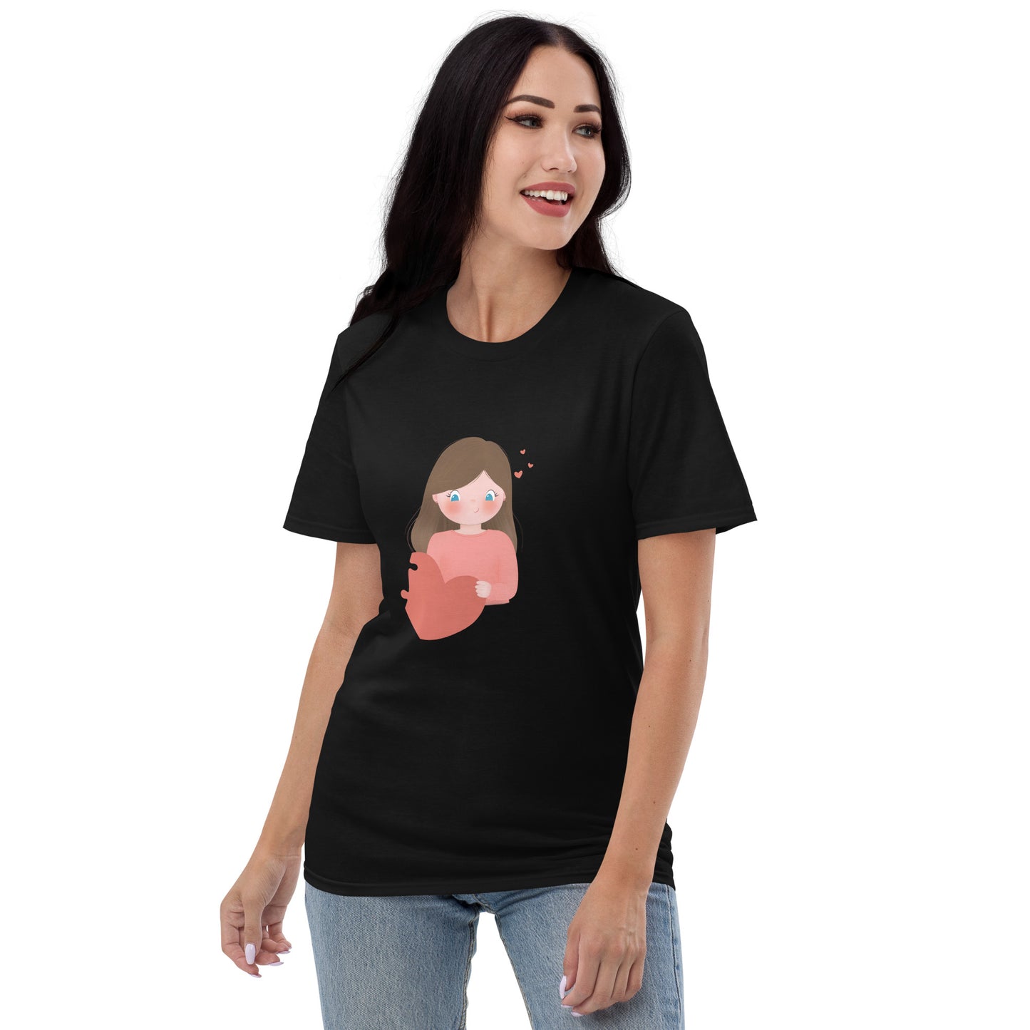 Short-Sleeve -Two Hearts One Love - Couple Women's T-Shirt