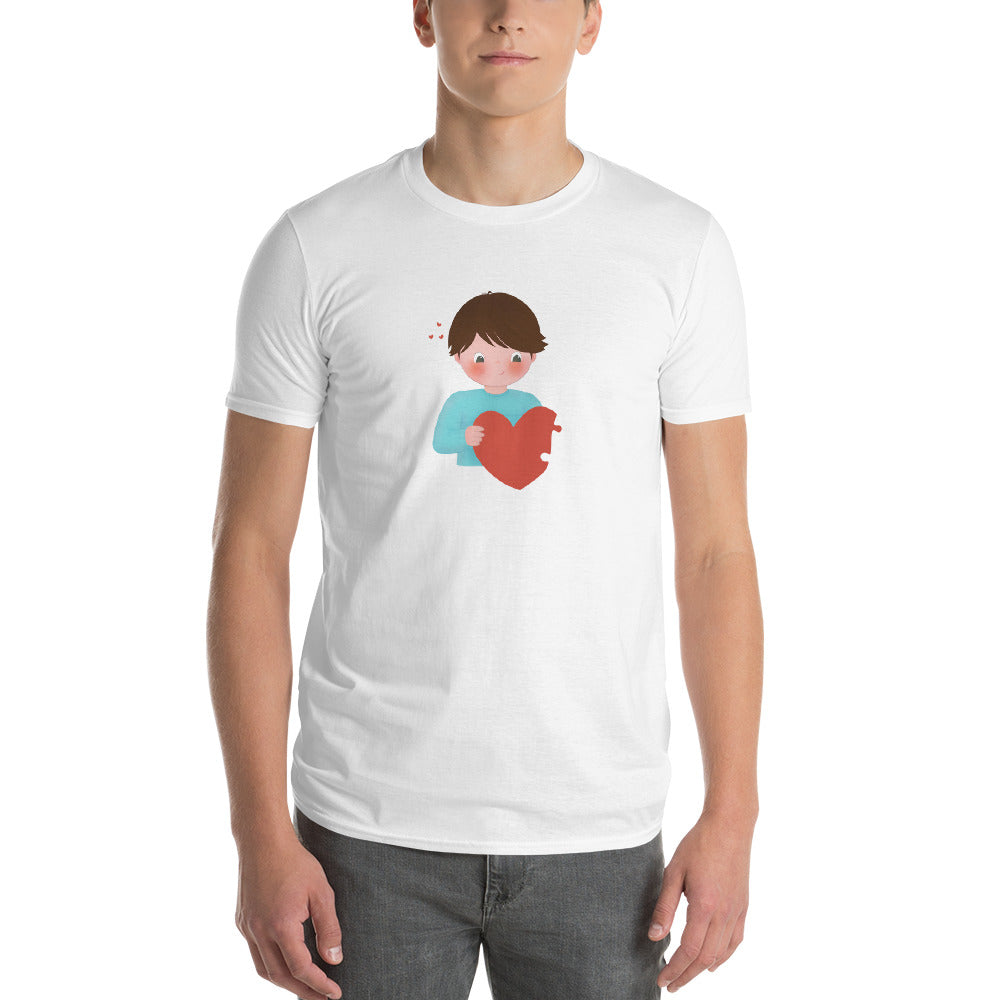 Short-Sleeve - Two Hearts One Love - Couple Men's T-Shirt