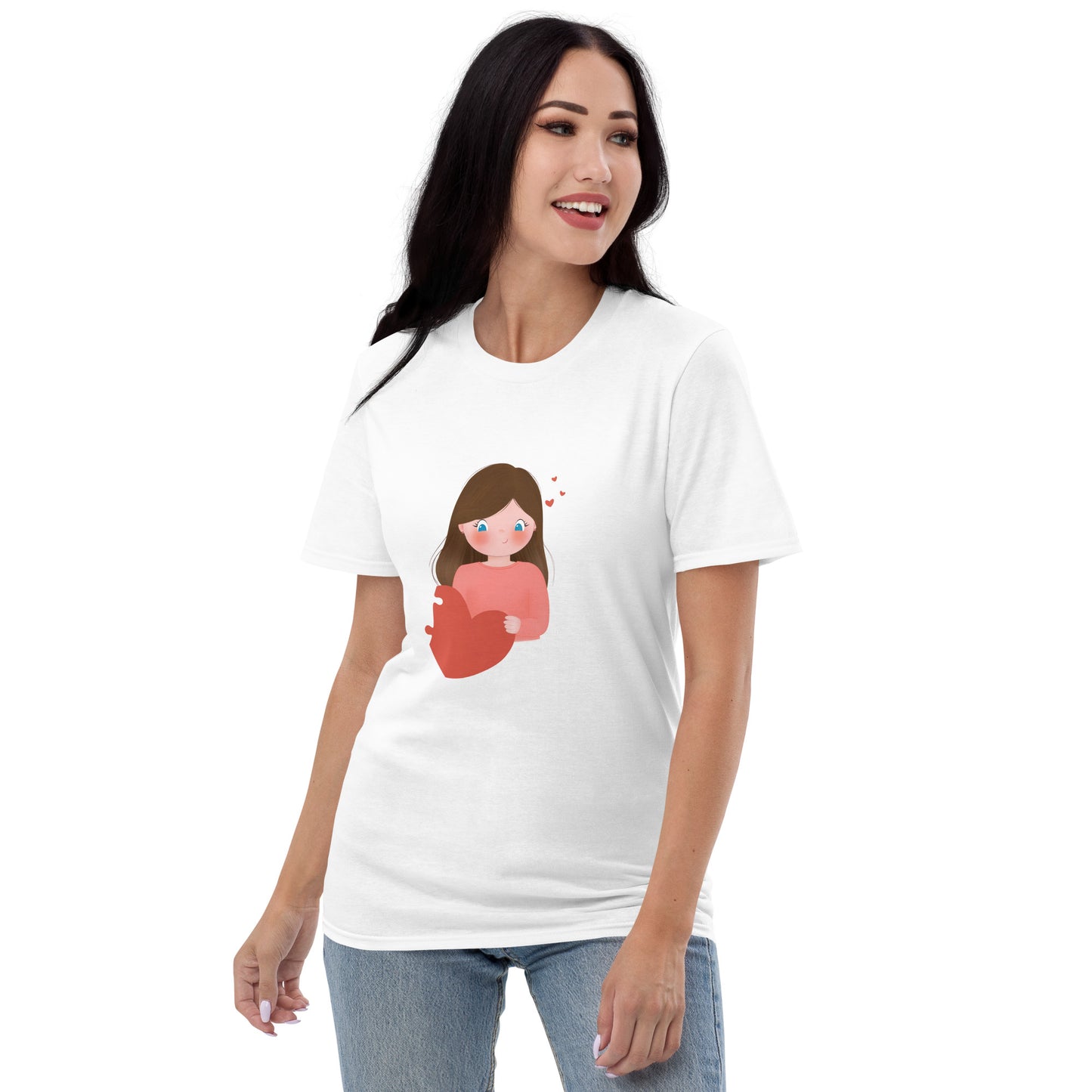 Short-Sleeve -Two Hearts One Love - Couple Women's T-Shirt